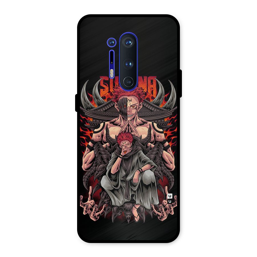 Sakuna King Metal Back Case for OnePlus 8 Pro