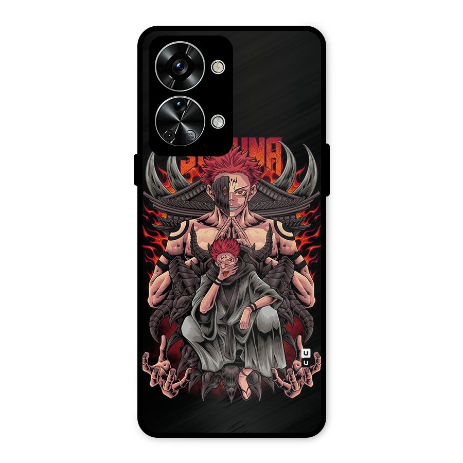Sakuna King Metal Back Case for OnePlus Nord 2T