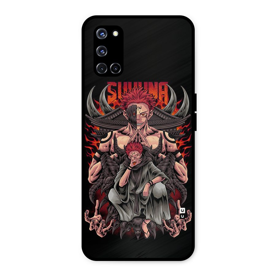 Sakuna King Metal Back Case for Oppo A52