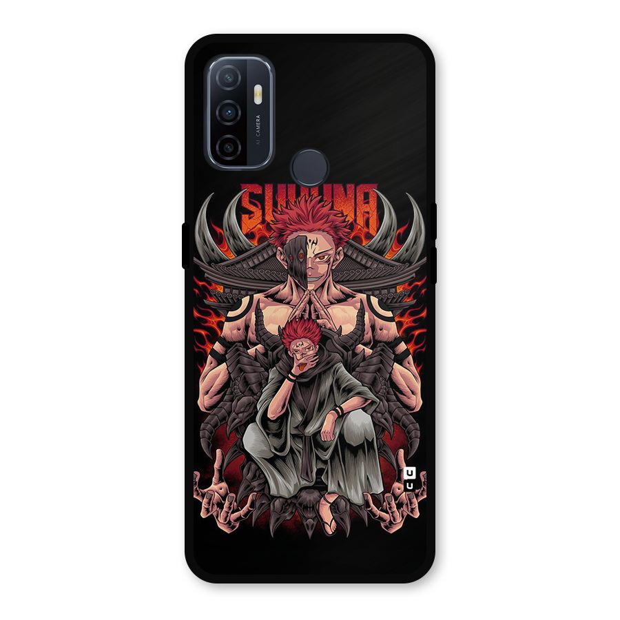 Sakuna King Metal Back Case for Oppo A53