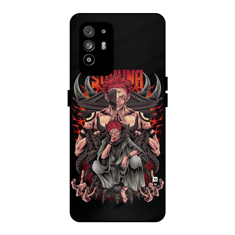 Sakuna King Metal Back Case for Oppo F19 Pro Plus 5G