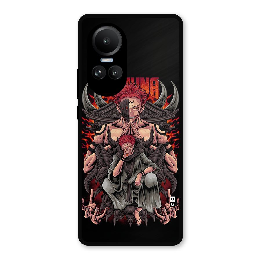 Sakuna King Metal Back Case for Oppo Reno10 Pro