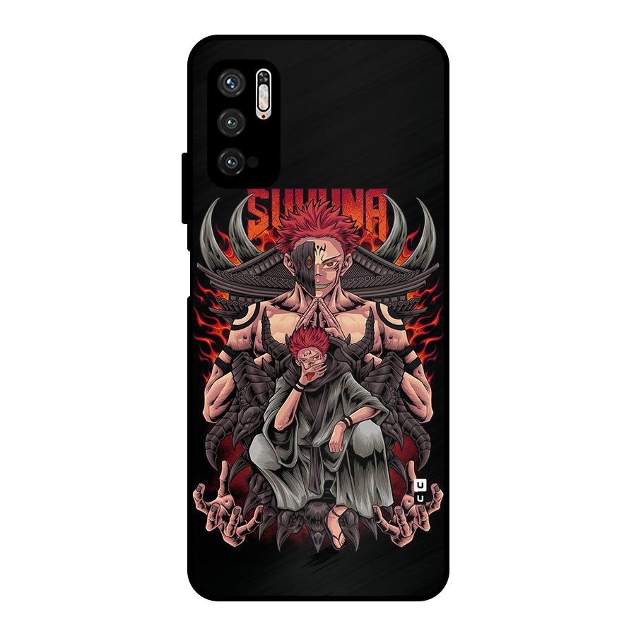 Sakuna King Metal Back Case for Poco M3 Pro 5G