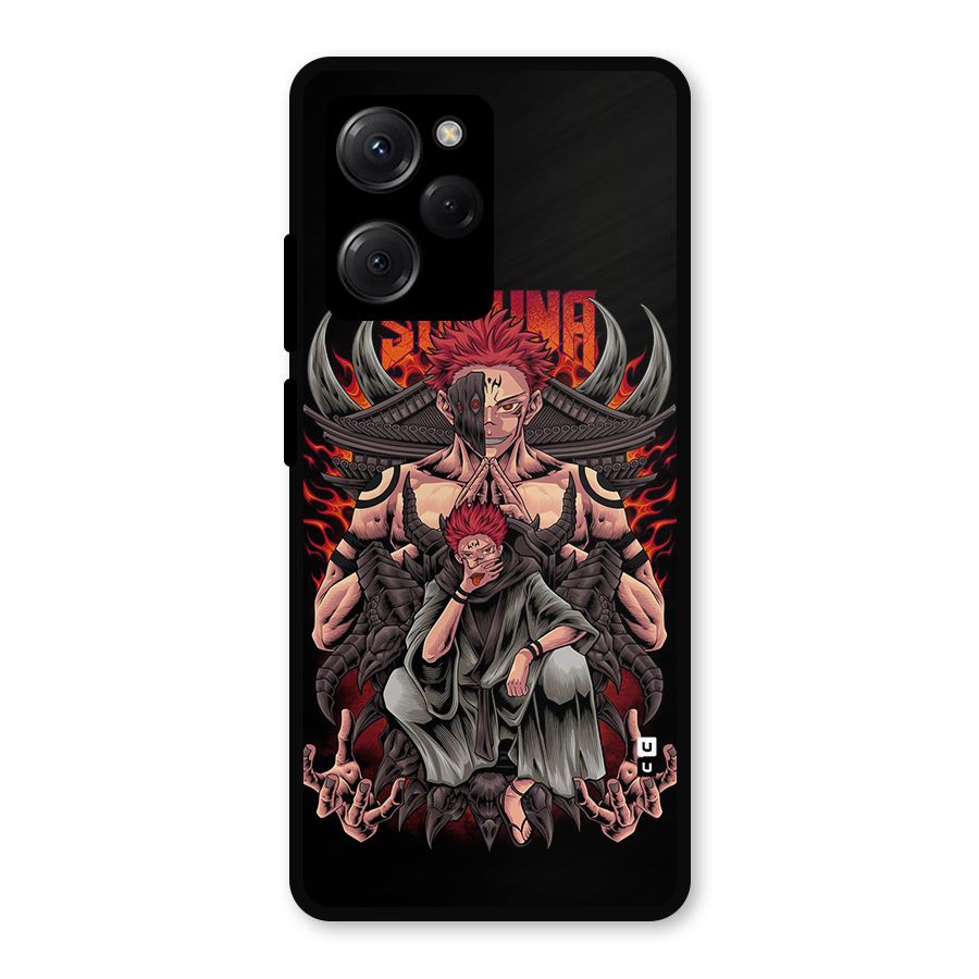 Sakuna King Metal Back Case for Poco X5 Pro