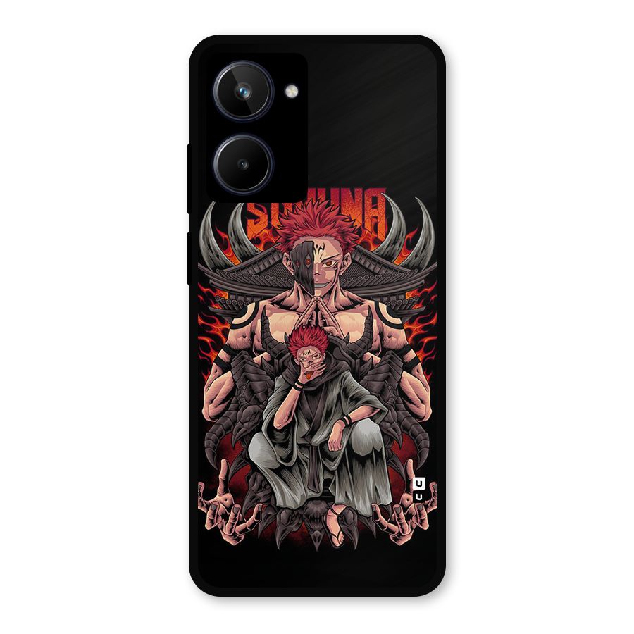 Sakuna King Metal Back Case for Realme 10