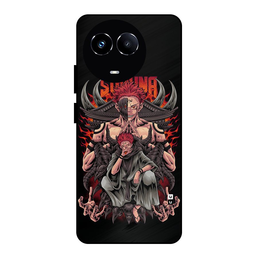 Sakuna King Metal Back Case for Realme 11 5G