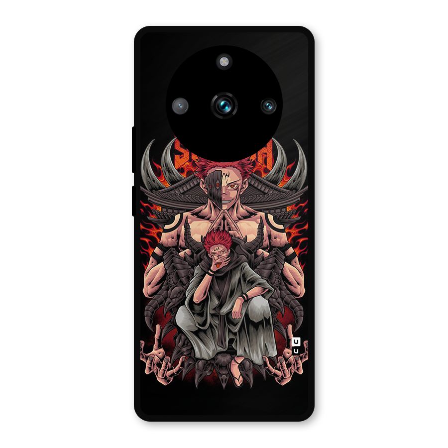 Sakuna King Metal Back Case for Realme 11 Pro Plus