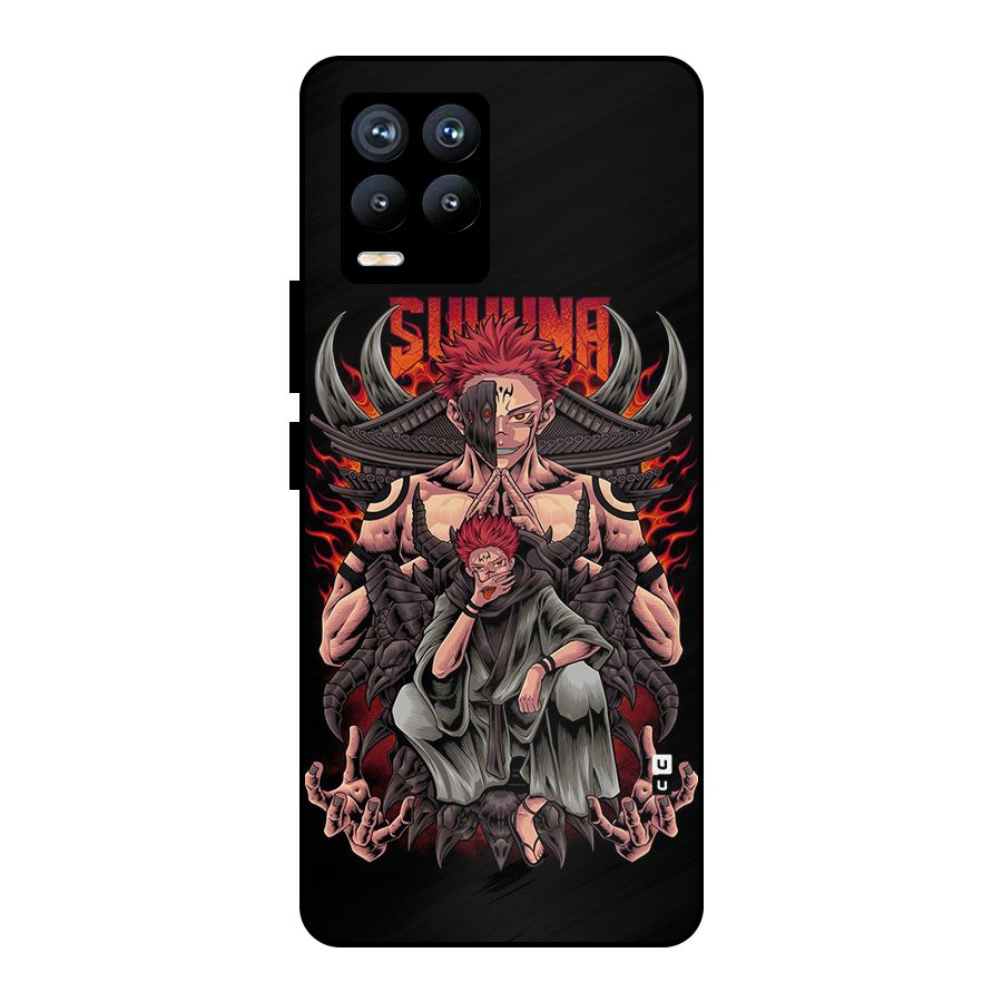 Sakuna King Metal Back Case for Realme 8 Pro