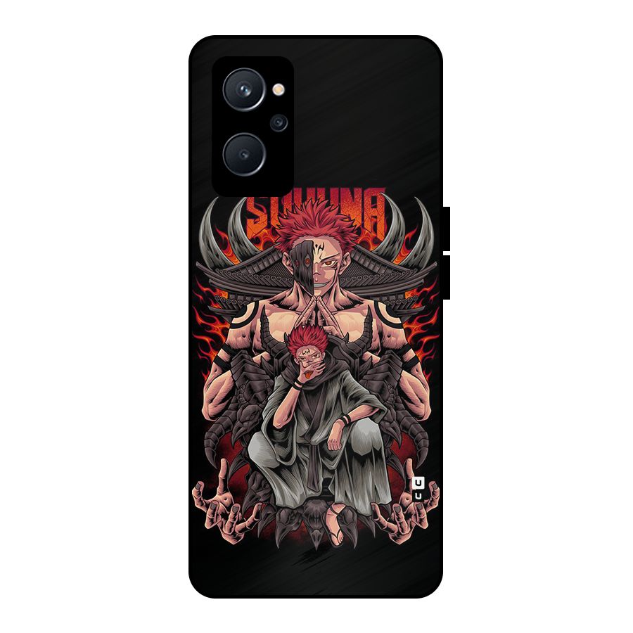 Sakuna King Metal Back Case for Realme 9i 5G