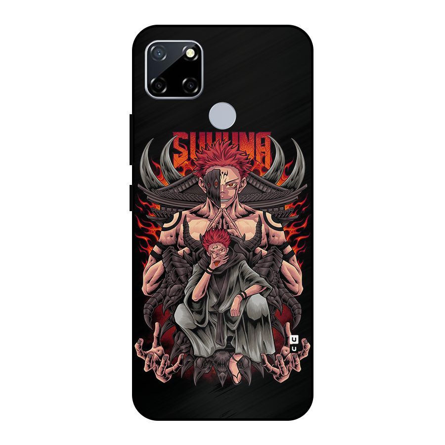 Sakuna King Metal Back Case for Realme Narzo 30A