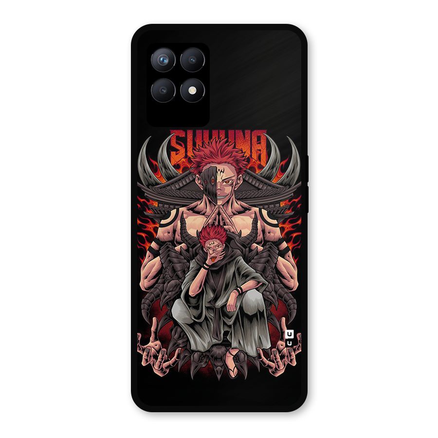 Sakuna King Metal Back Case for Realme Narzo 50