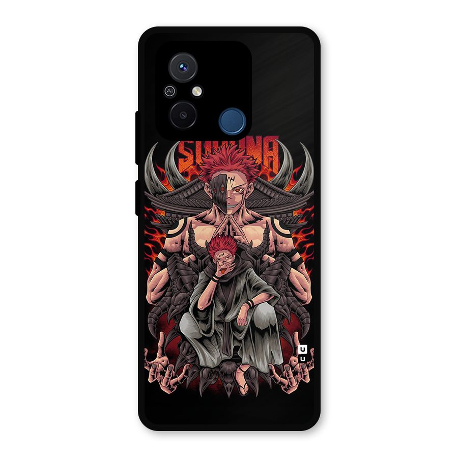 Sakuna King Metal Back Case for Redmi 12C