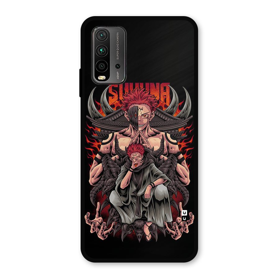 Sakuna King Metal Back Case for Redmi 9 Power