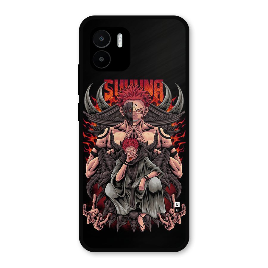 Sakuna King Metal Back Case for Redmi A2