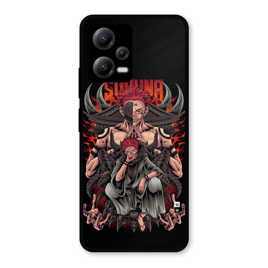 Sakuna King Metal Back Case for Redmi Note 12 5G
