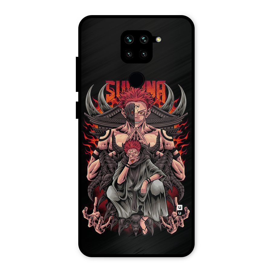 Sakuna King Metal Back Case for Redmi Note 9