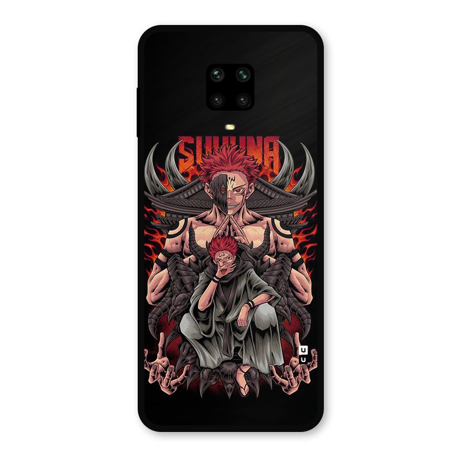 Sakuna King Metal Back Case for Redmi Note 9 Pro Max