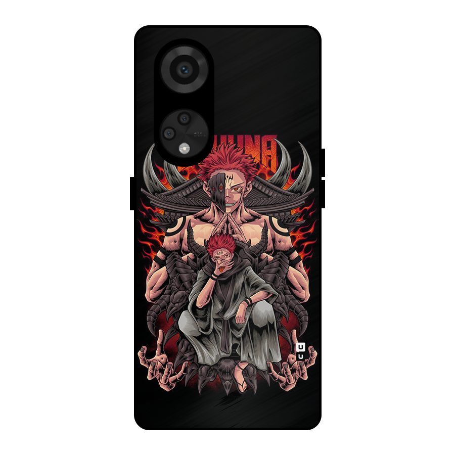 Sakuna King Metal Back Case for Reno8 T 5G