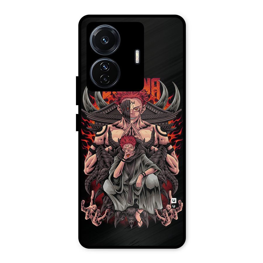 Sakuna King Metal Back Case for Vivo T1 Pro