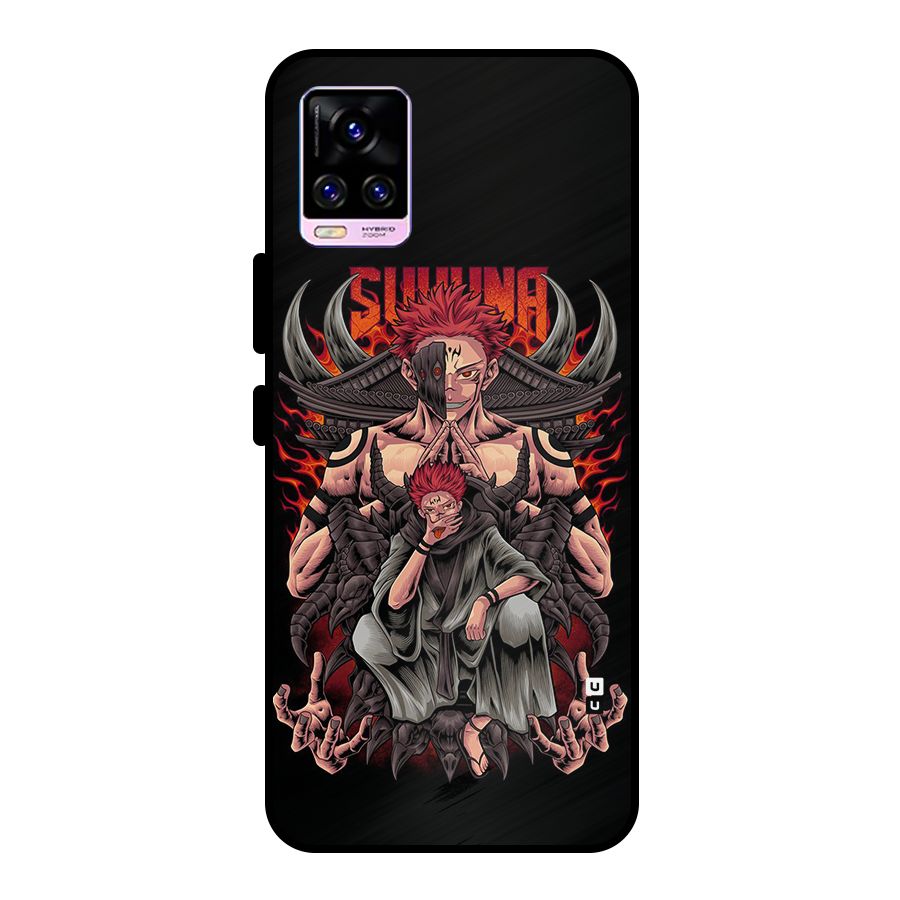 Sakuna King Metal Back Case for Vivo V20 Pro