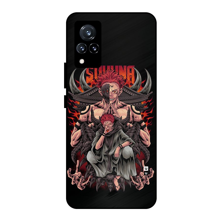 Sakuna King Metal Back Case for Vivo V21 5G