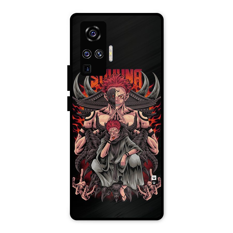 Sakuna King Metal Back Case for Vivo X50 Pro