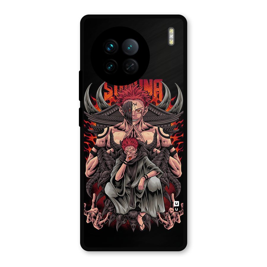 Sakuna King Metal Back Case for Vivo X90