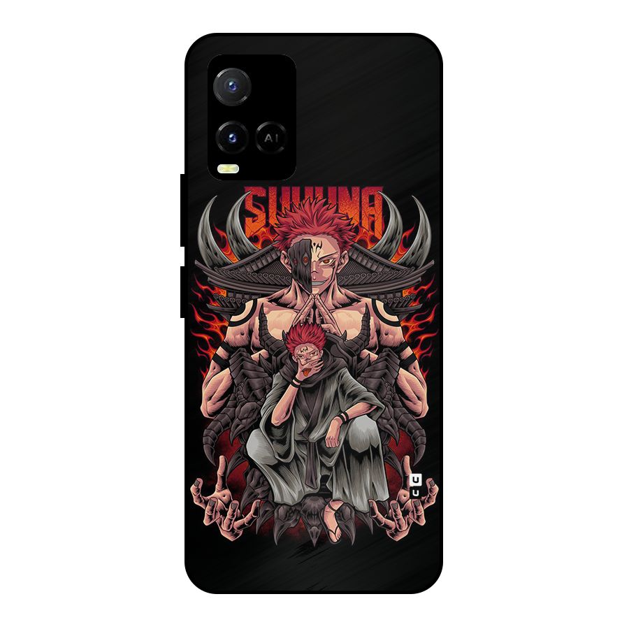 Sakuna King Metal Back Case for Vivo Y21