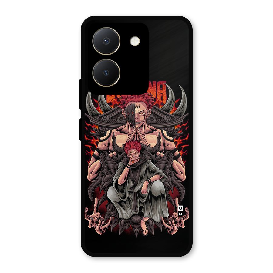 Sakuna King Metal Back Case for Vivo Y36