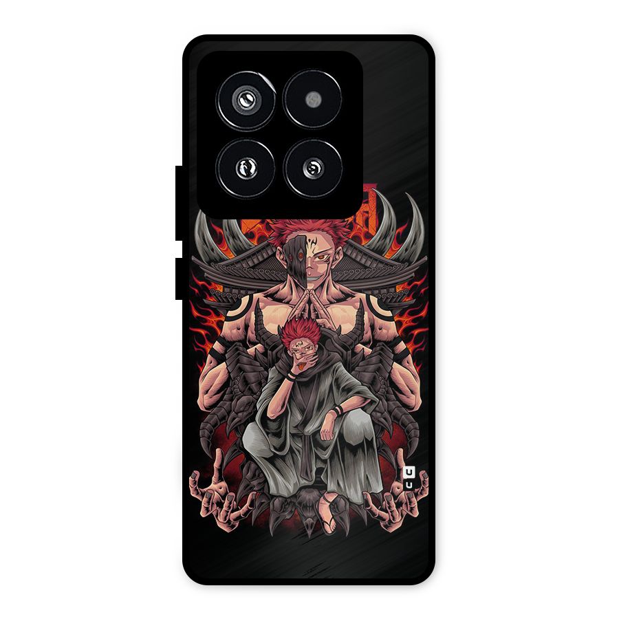Sakuna King Metal Back Case for Xiaomi 14 Pro
