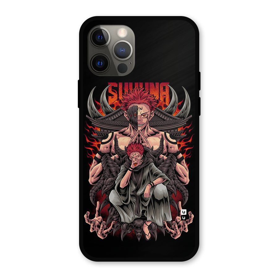 Sakuna King Metal Back Case for iPhone 12 Pro