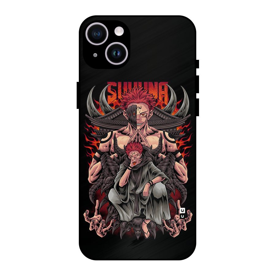 Sakuna King Metal Back Case for iPhone 14 Plus