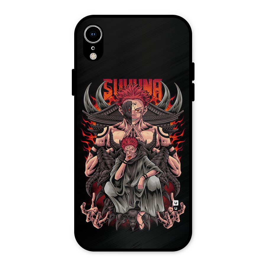 Sakuna King Metal Back Case for iPhone XR