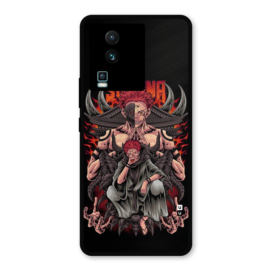Sakuna King Metal Back Case for iQOO Neo 7 Pro