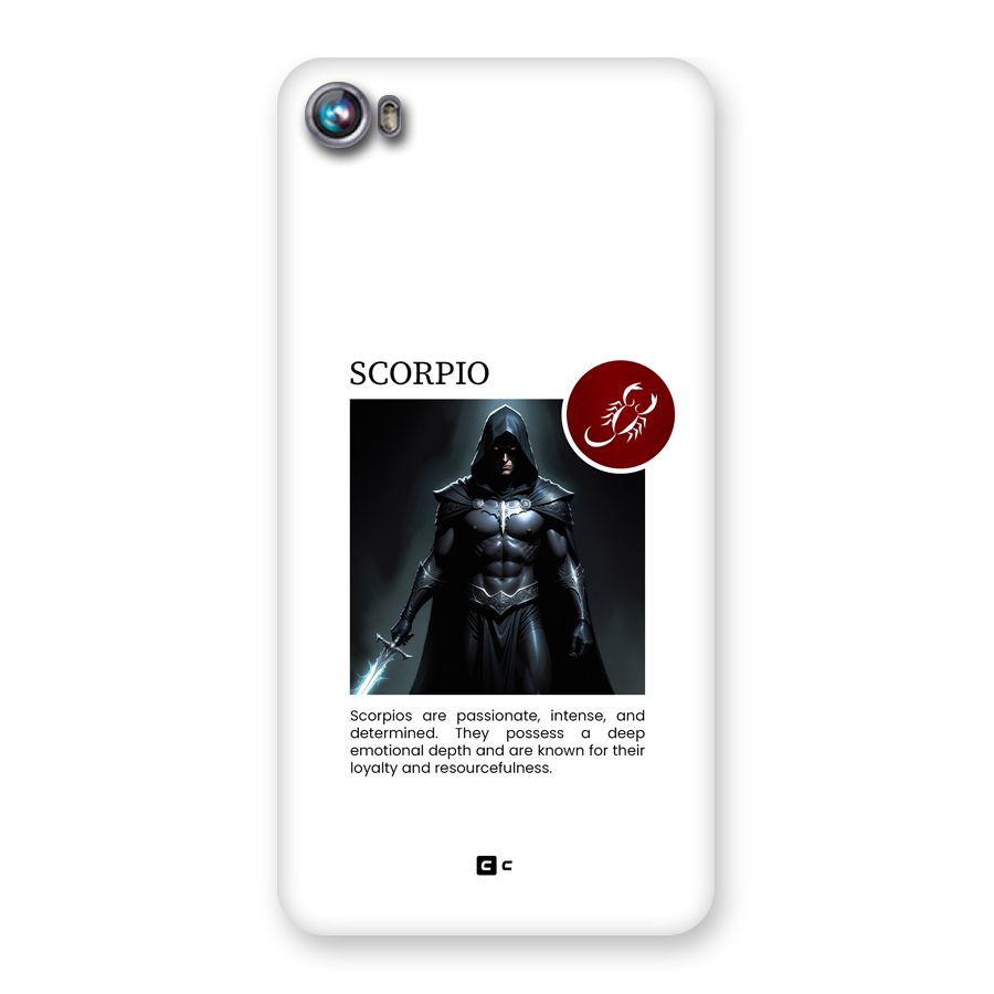 Sane Scorpio Back Case for Canvas Fire 4 (A107)