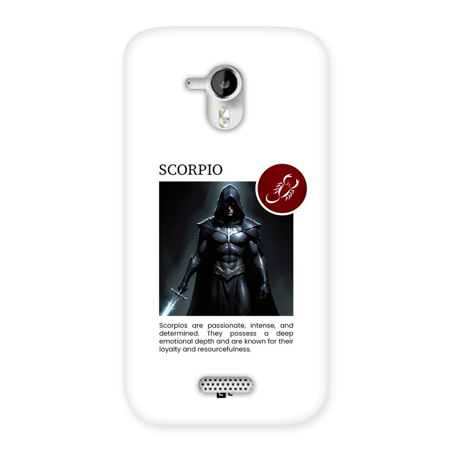 Sane Scorpio Back Case for Canvas HD A116