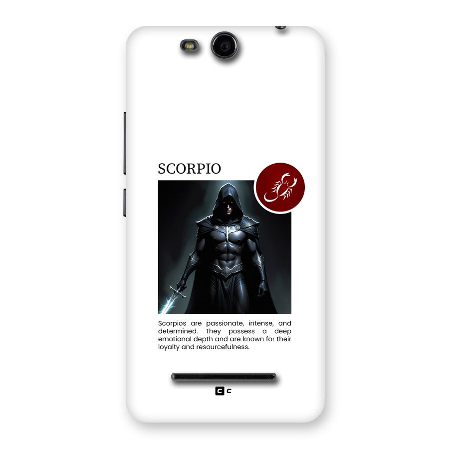 Sane Scorpio Back Case for Canvas Juice 3 Q392