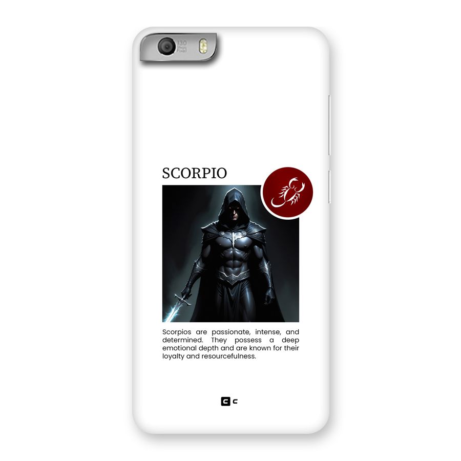 Sane Scorpio Back Case for Canvas Knight 2