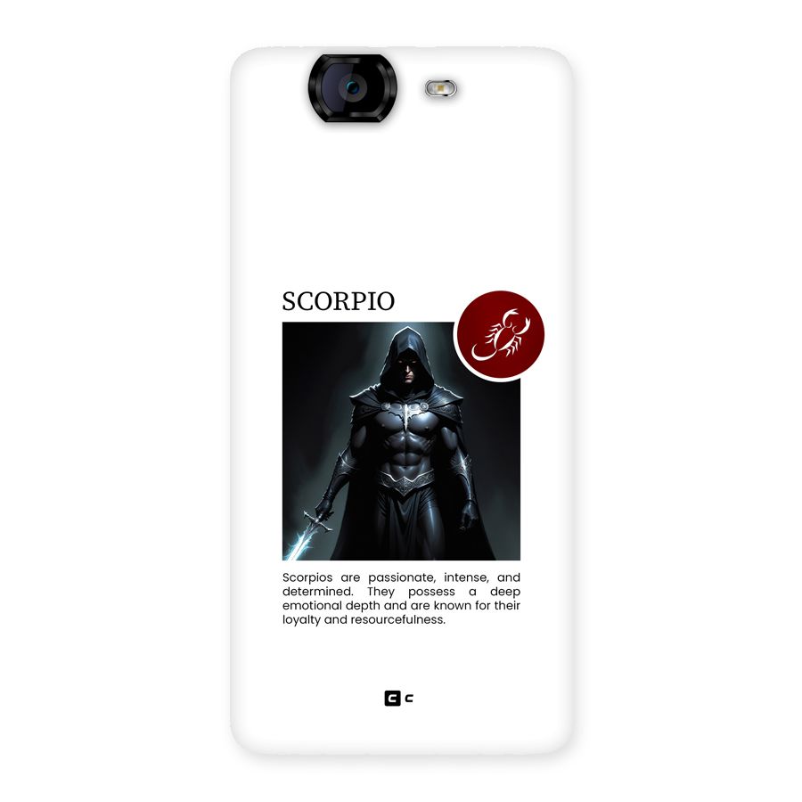 Sane Scorpio Back Case for Canvas Knight A350