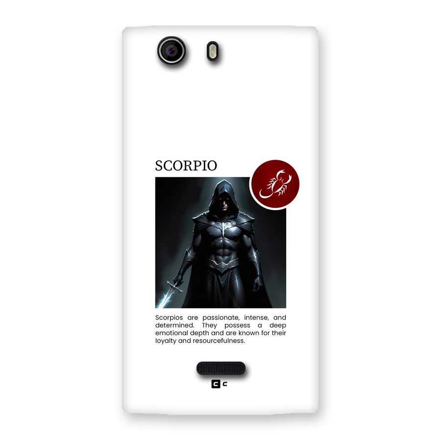 Sane Scorpio Back Case for Canvas Nitro 2 E311