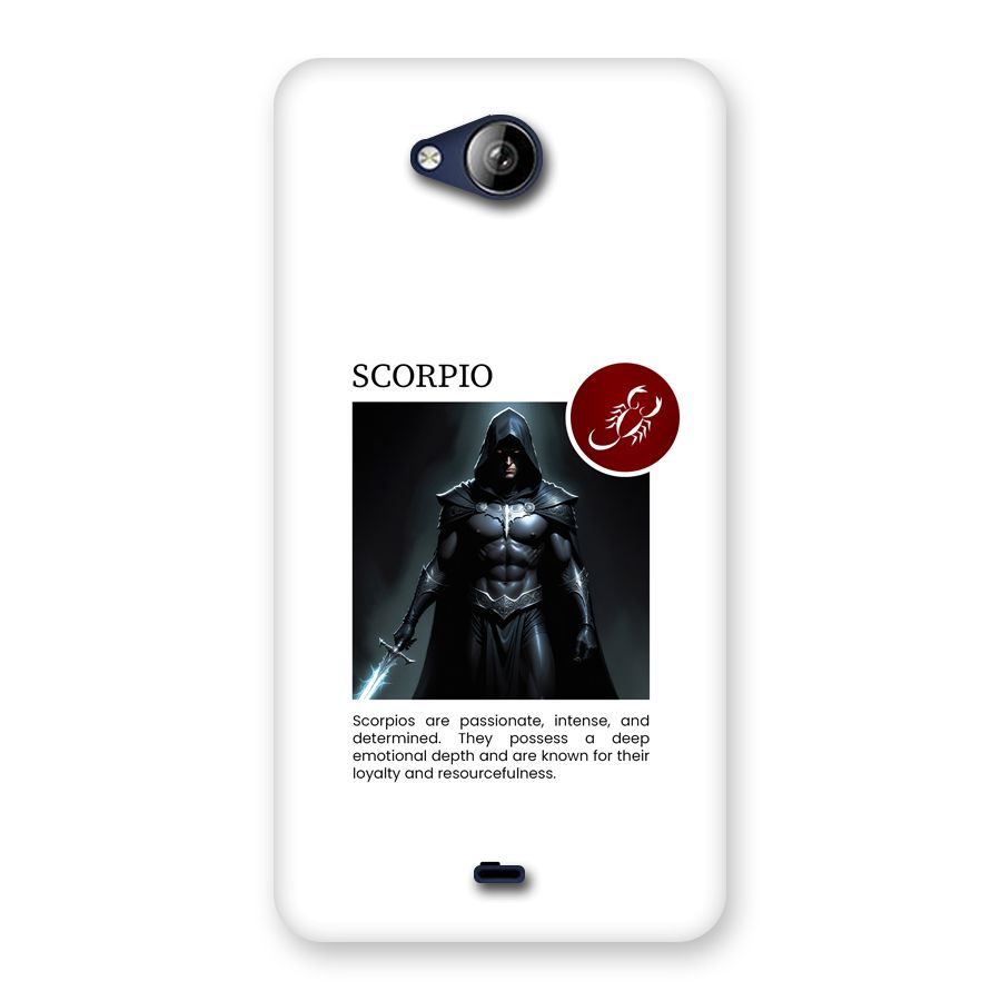 Sane Scorpio Back Case for Canvas Play Q355