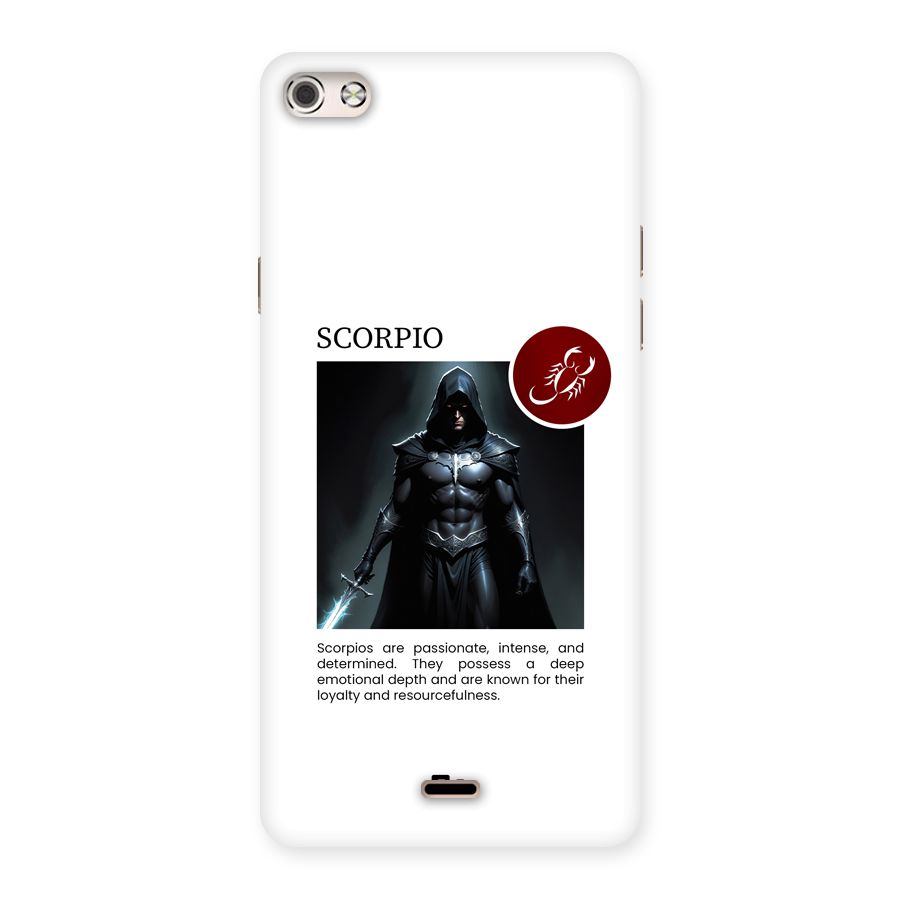 Sane Scorpio Back Case for Canvas Silver 5