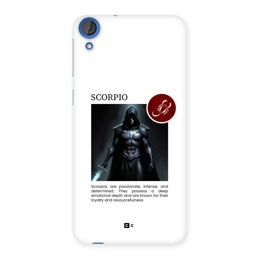 Sane Scorpio Back Case for Desire 820s