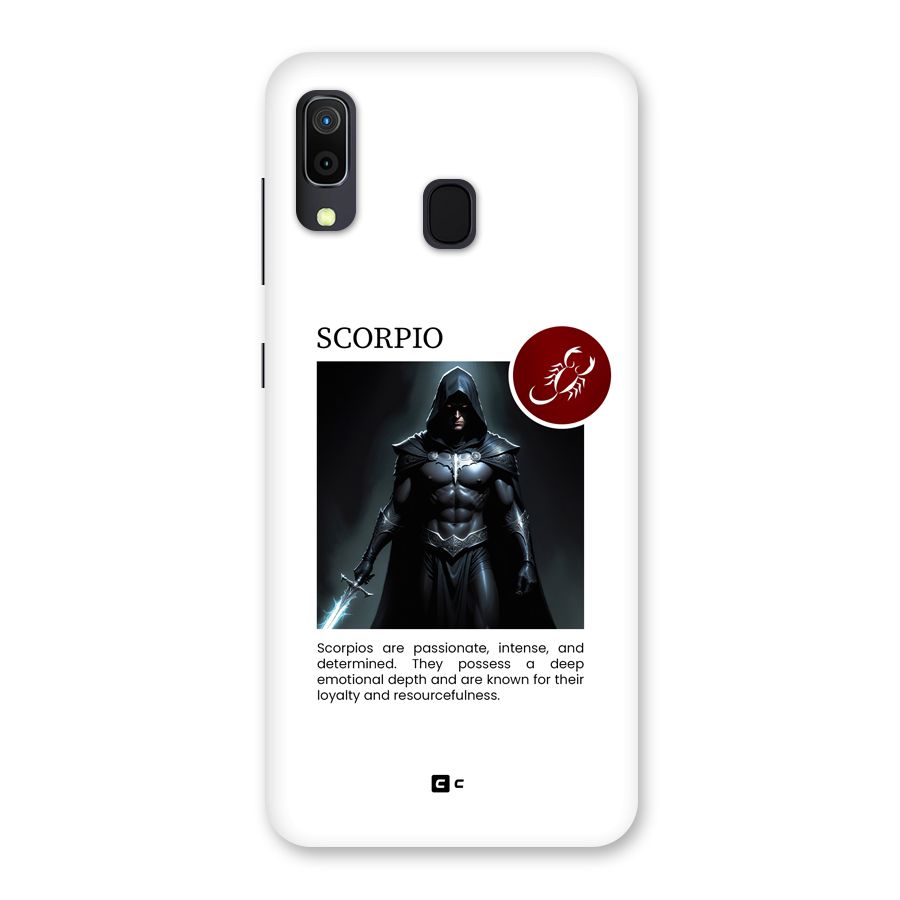 Sane Scorpio Back Case for Galaxy A20