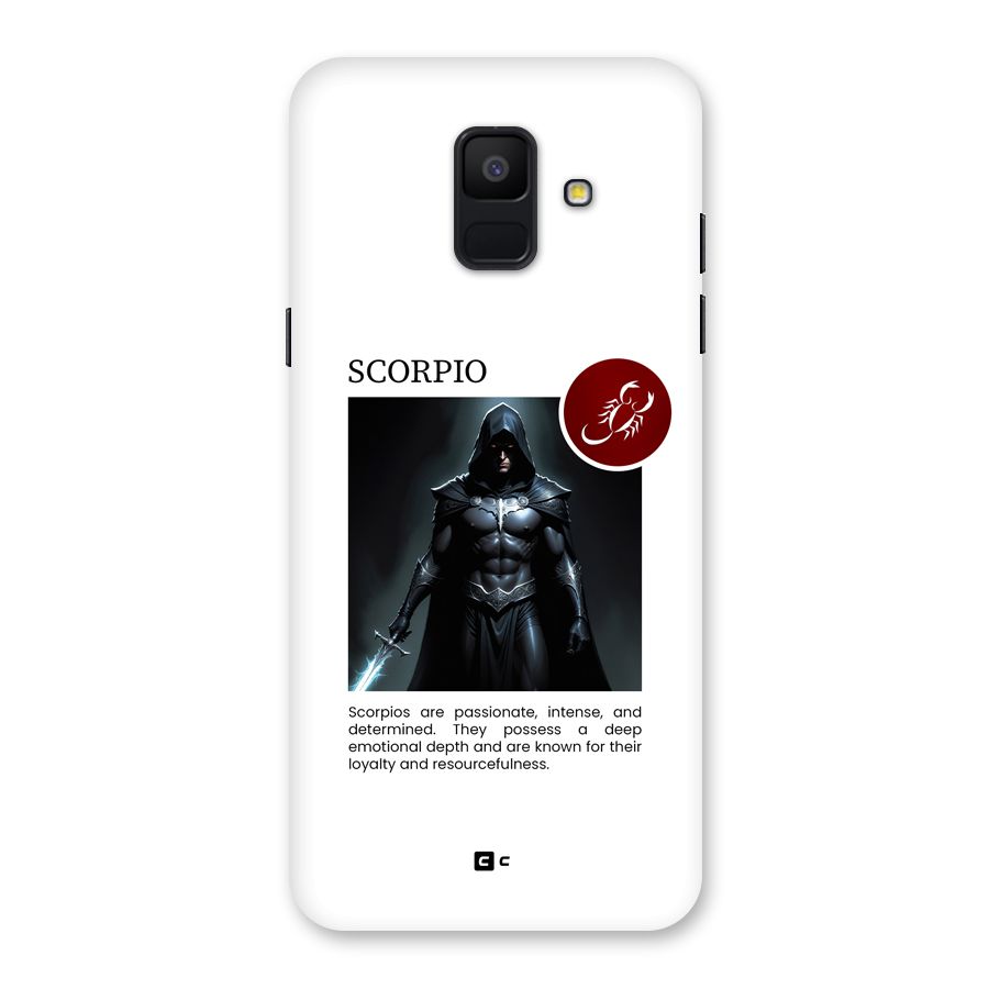 Sane Scorpio Back Case for Galaxy A6 (2018)