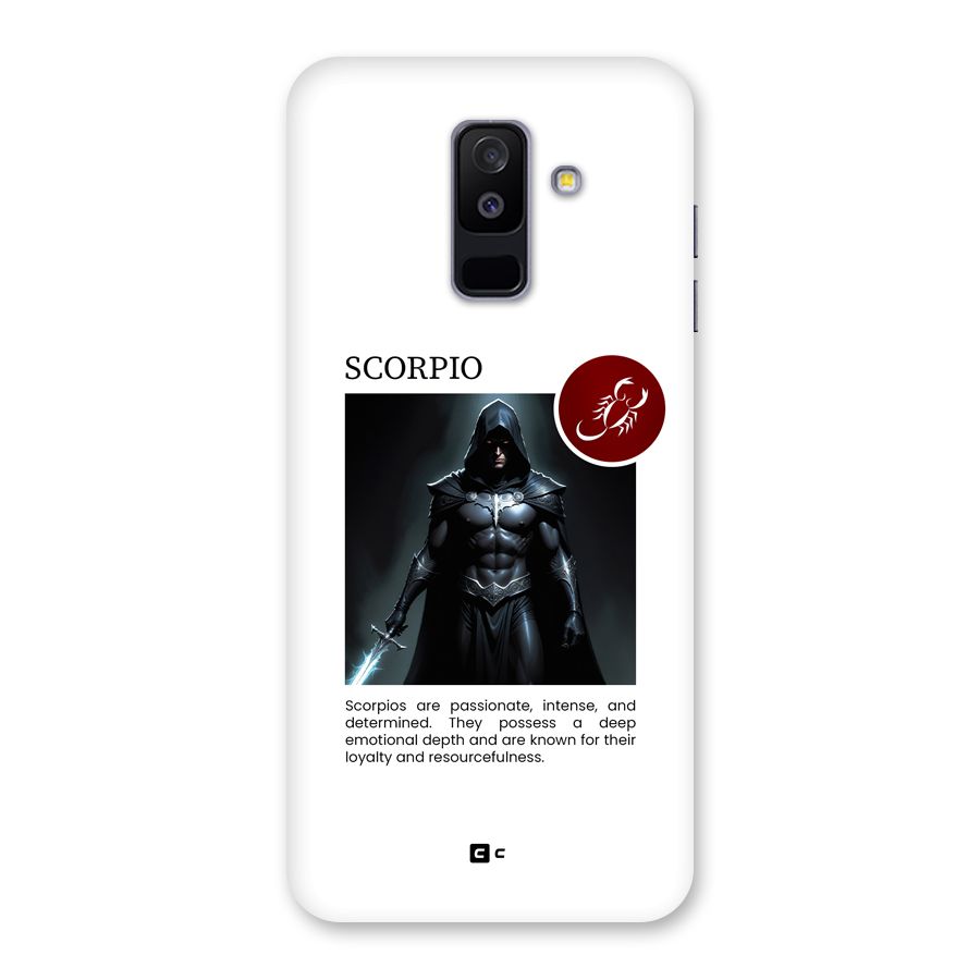 Sane Scorpio Back Case for Galaxy A6 Plus