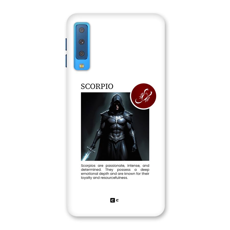 Sane Scorpio Back Case for Galaxy A7 (2018)