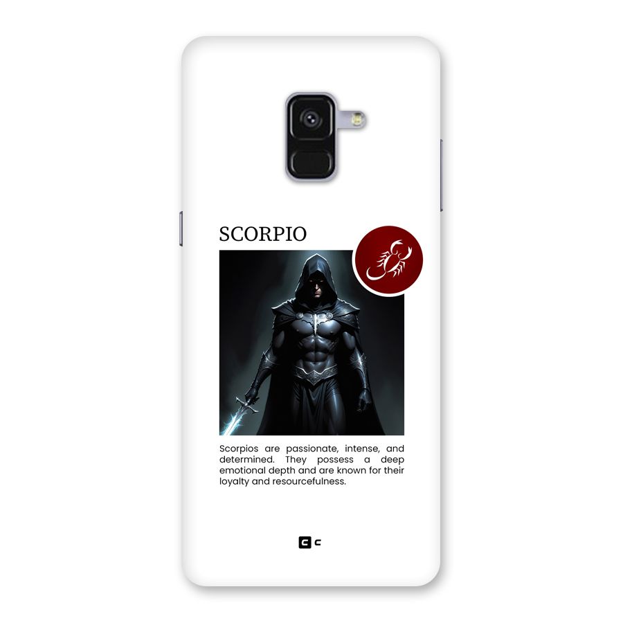 Sane Scorpio Back Case for Galaxy A8 Plus