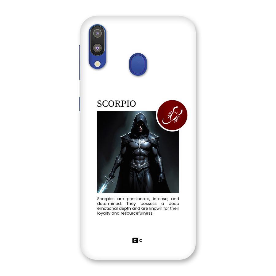 Sane Scorpio Back Case for Galaxy M20
