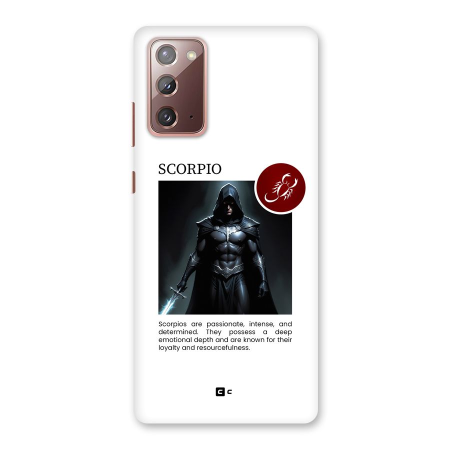 Sane Scorpio Back Case for Galaxy Note 20